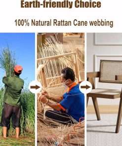Plastic Rattan Square Webbing Roll, 24 in x 5 Ft, Faux Cane Webbing for DIY Home Decor Projects, Pre-Woven Open Mesh for Furniture, Bed, Cabinet, Wardrobe, Room Divider, Light Shade - 6