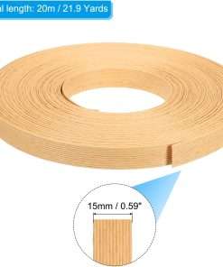 PATIKIL 21.9 Yards x 0.6 Paper Rattan Weaving Cane, 12-Ply Paper Rattan Weave Basket Weaving Supplies for DIY Rattan Woven Making, Beige - 2