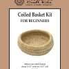 Traditional Craft Kits Coiled Basket Kit for Beginners - 1