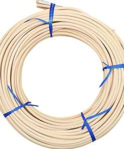 YUENPUN #4 Reed Spline 98 Feet x 1-8 Inches Cane Webbing for Weaving, Cane Webbing for Chair Repair, Strong Permeable Cane Webbing Roll for Winding, Modeling, Decoration, Weaving, Aromatherapy - 1