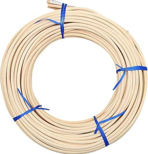 YUENPUN #4 Reed Spline 98 Feet x 1-8 Inches Cane Webbing for Weaving, Cane Webbing for Chair Repair, Strong Permeable Cane Webbing Roll for Winding, Modeling, Decoration, Weaving, Aromatherapy - 1