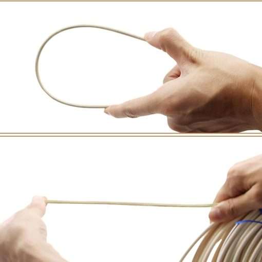 YUENPUN #4 Reed Spline 98 Feet x 1-8 Inches Cane Webbing for Weaving, Cane Webbing for Chair Repair, Strong Permeable Cane Webbing Roll for Winding, Modeling, Decoration, Weaving, Aromatherapy - 3