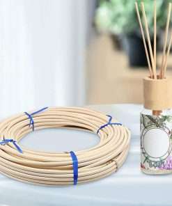 YUENPUN #4 Reed Spline 98 Feet x 1-8 Inches Cane Webbing for Weaving, Cane Webbing for Chair Repair, Strong Permeable Cane Webbing Roll for Winding, Modeling, Decoration, Weaving, Aromatherapy - 5