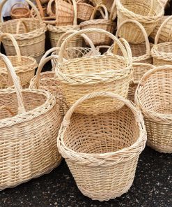 2 rolls # 8 Spline, 66 Ft Each roll Reed Spline, Diameter 0.2 In（5mm）Natural Cane Webbing Roll, and Round Reed Coil for DIY Furniture Making and Wicker Weaving - 5