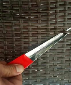 Wicker Repair Kit, 2PCS Stainless Steel Basket Weaving Kit Include Handle Prying Tool and Small Scissor, Wicker Repair Supplies with Comfortable Grip - 2