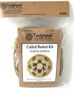 Traditional Craft Kits Coiled Basket Weaving Kit (Turtle Design) - Weave Kit for Kids and Adults Complete with Basket Weaving Supplies and Instructional Booklets - 3
