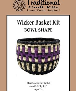 Traditional Craft Kits Wicker Basket Kit - Bowl Shape - 1