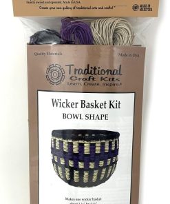 Traditional Craft Kits Wicker Basket Kit - Bowl Shape - 2
