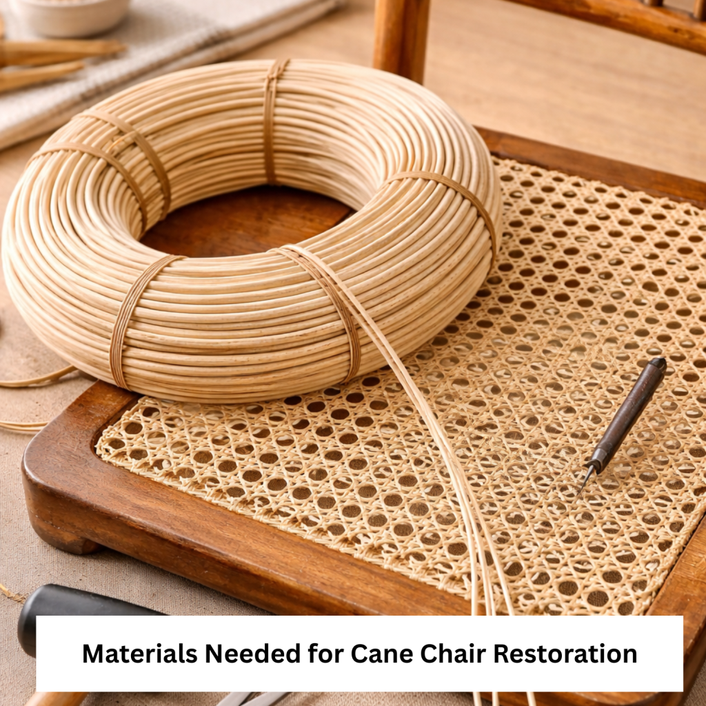 Materials Needed for Cane Chair Restoration, Materials Needed for Cane Chair Restoration