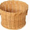 Two-Handle Storage Basket Weaving Kit – Natural Rattan (Peddig Reed), Illustrated Instructions (EN-ES), Practical Home Decor & Organizer - 1