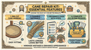Cane Chair Repair Kit for Beginners