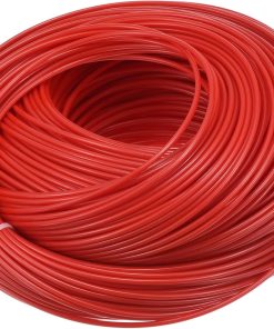 PATIKIL Wicker Repair Kit, 296ft 2.5mm Round Synthetic Rattan Material Plastic Wicker Woven Rattan Set for DIY Craft and Weaving Basket Making, Red - 1