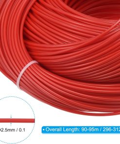 Alternative view of PATIKIL Wicker Repair Kit, 296ft 2.5mm Round Synthetic Rattan Material Plastic Wicker Woven Rattan Set for DIY Craft and Weaving Basket Making, Red