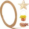 NBEADS 32.8 Yards Bamboo Strips, 0.16inch Wide Flat Wicker Rattan Webbing Basket Weaving Materials DIY Basket Rattan for Basket Making Webbing Furniture Weaving DIY Crafts - 1