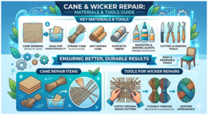 Cane vs Wicker Furniture Repair Guide