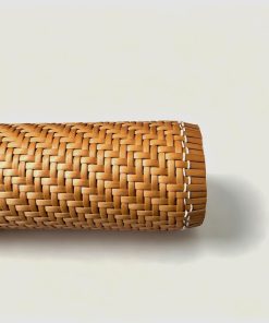Alternative view of Plastic V Shape Rattan Cane Webbing 16"×40", Coffee Color Rattan Webbing for Caning Projects, Woven Open Mesh Cane for Furniture, Durable Craft Material for DIY Chairs & Ceilings