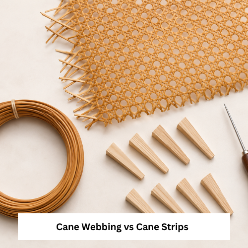 Cane Webbing vs Cane Strips