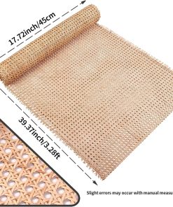 Alternative view of 18" Width Cane Webbing 3.3Feet，Natural Rattan for Caning Projects