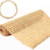 18 Width Cane Webbing Rattan Webbing 3.3Ft Natural Rattan Caning Material for Cabinet,Chair,Dresser, Furnitur,with 3-7.5 Groove Chair Caning - 1