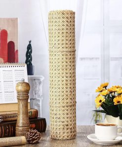 Alternative view of 5 Feet 18'' Width Natural Woven Cane Webbing Roll, Rattan Repair Material