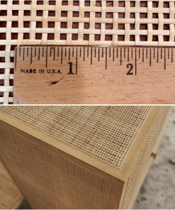 Alternative view of 32"(2.7Feet) Width x 8.3 Feet Length Natural Cane Webbing Large Size Rattan Roll, Caning Material, Cane Webbing roll, Rattan Material Fabric Sheet from Origin Asia for Furniture Chair Dresser Cabinet