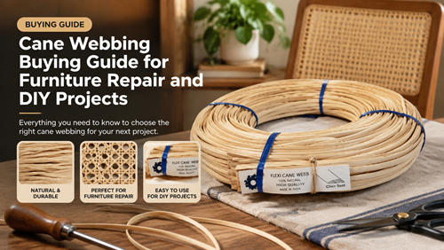 Cane webbing buying guide for furniture repair, chair restoration, and DIY projects