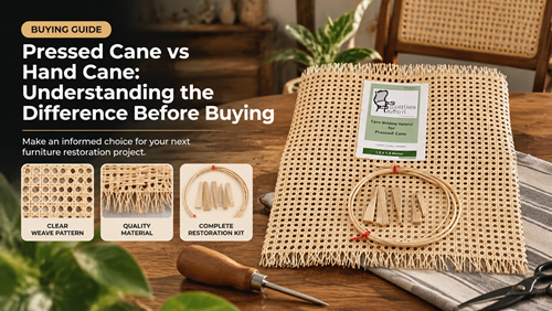 Pressed cane vs hand cane comparison for chair restoration and material selection