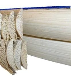 Alternative view of 1 Pound Coil of Flat Oval Reed for Basket & Seat Weaving, Natural Color, Any Width, 3/16" 1/4" 3/8" 1/2" (3/8")